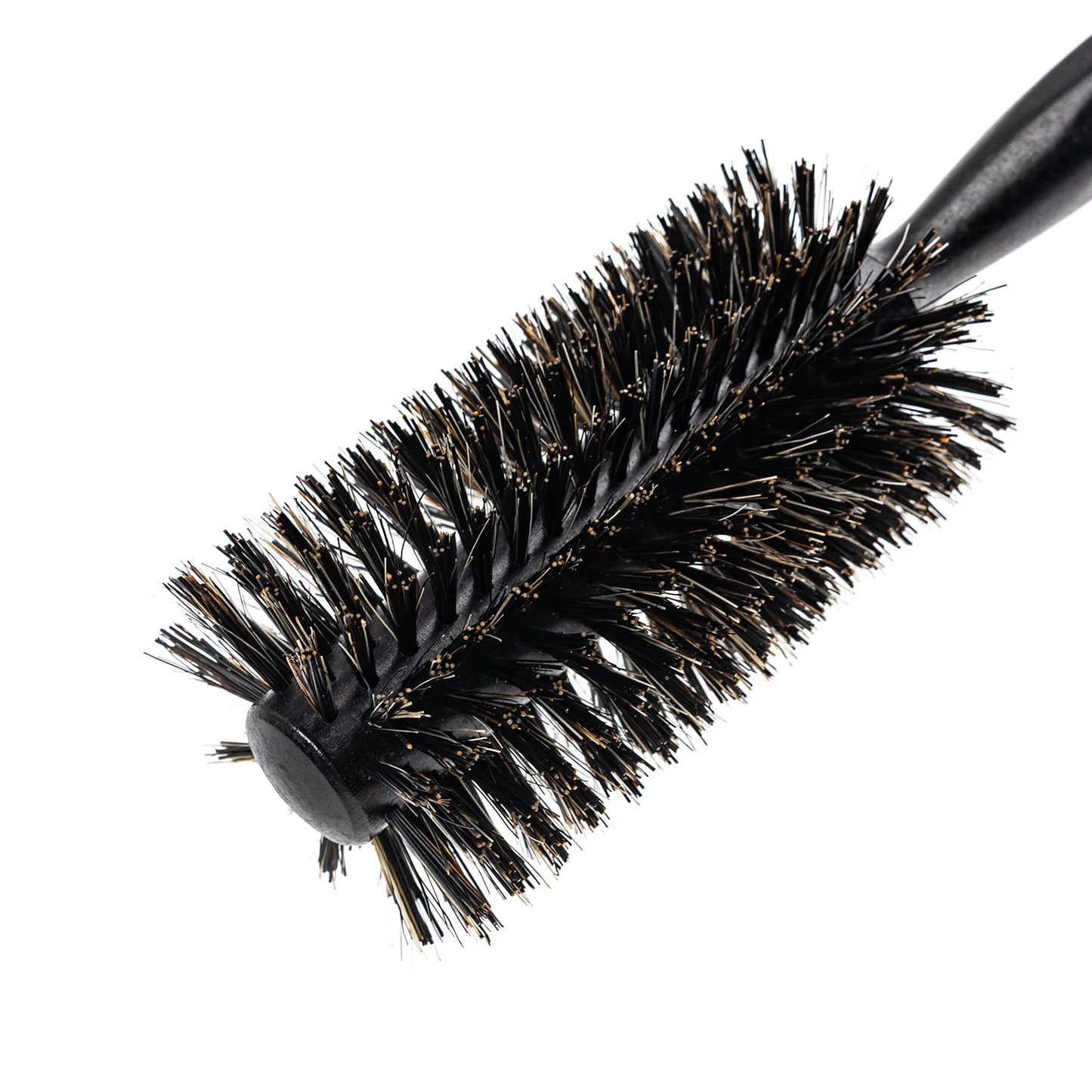 Professional Rounded Boar Bristles Hair Brush with Wooden Handle Large