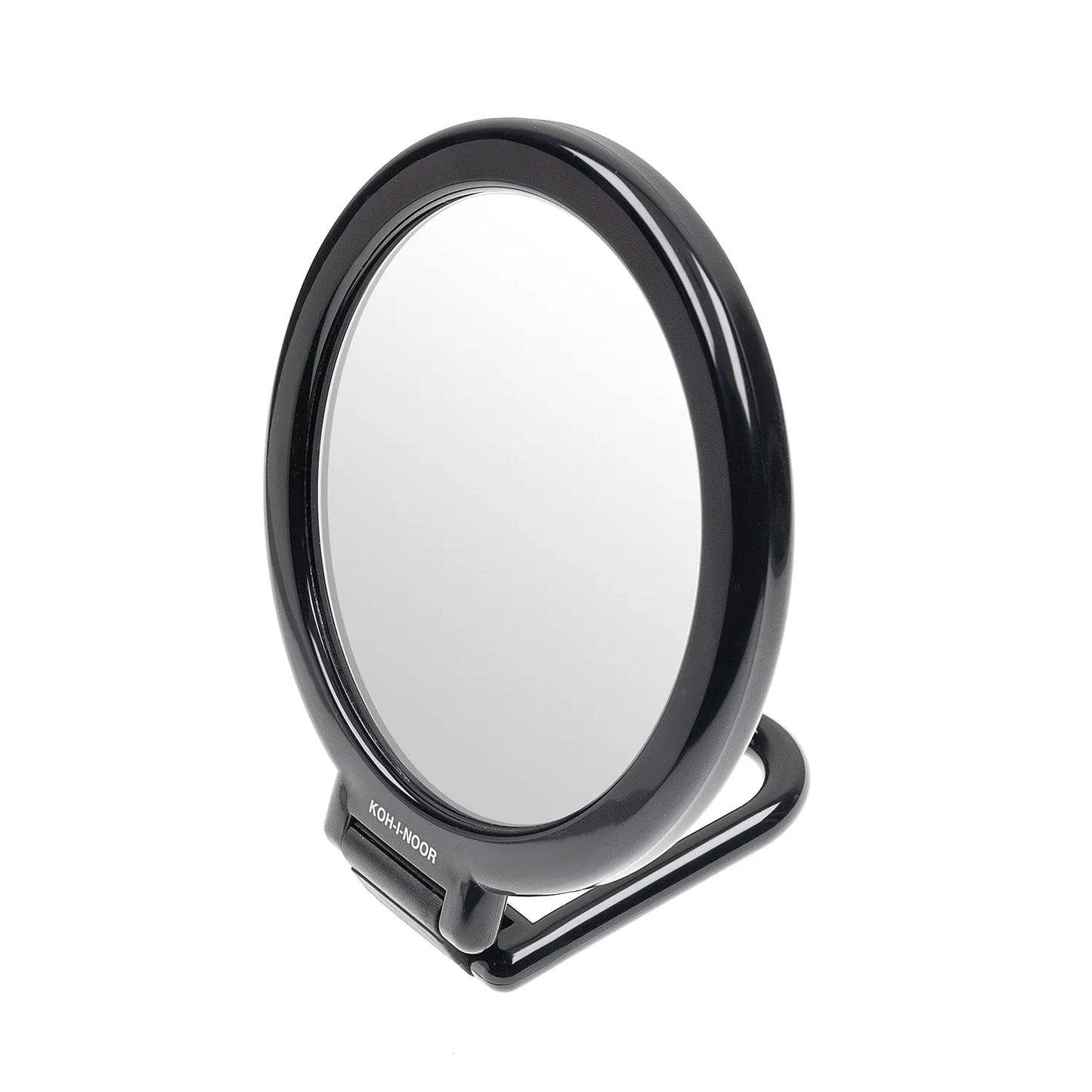 Double-Sided Mirror with Folding Handle x6 Magnification BLACK