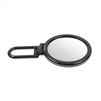 Double-Sided Mirror with Folding Handle x6 Magnification BLACK