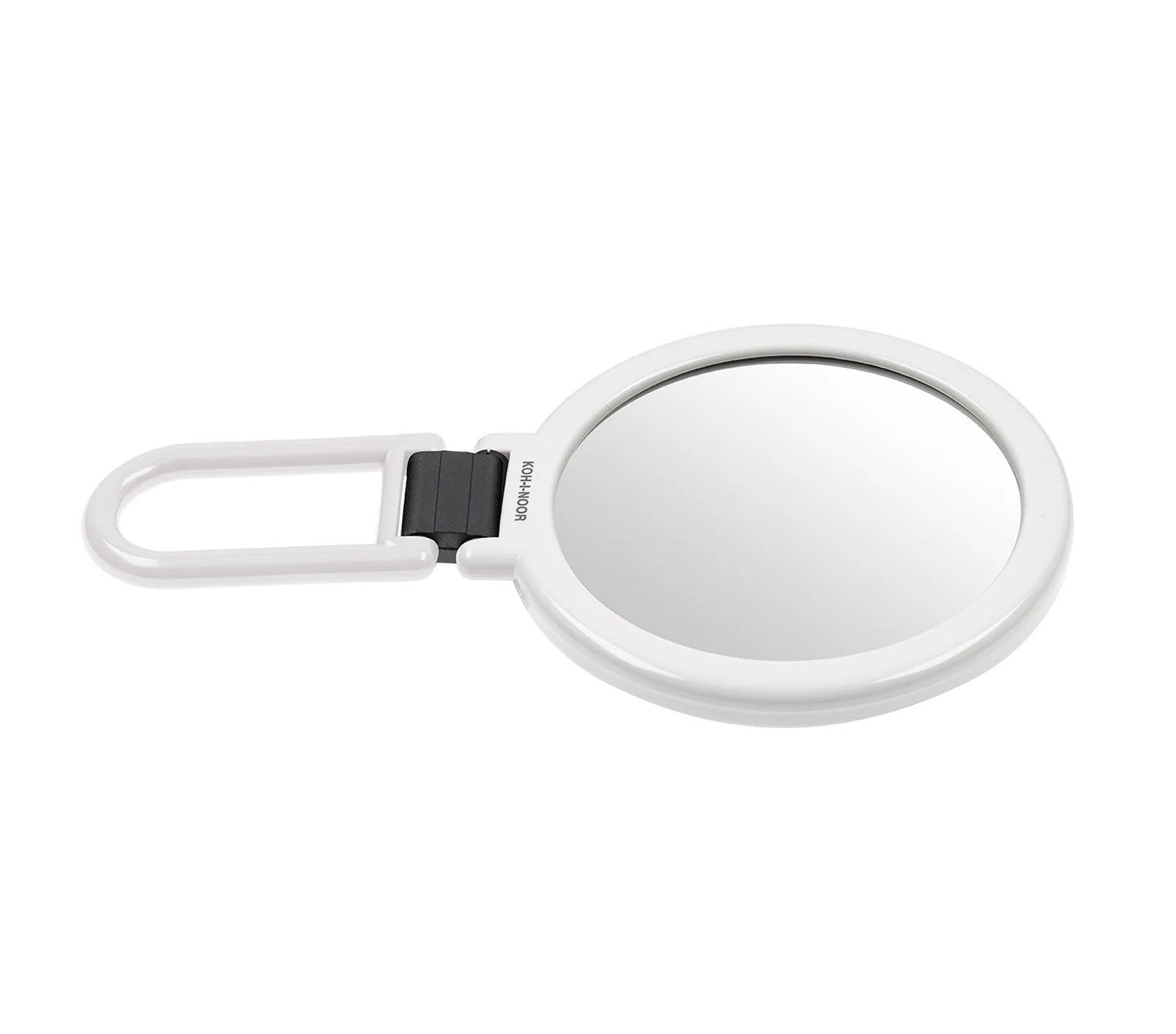 Double-Sided Mirror with Folding Handle x6 Magnification WHITE